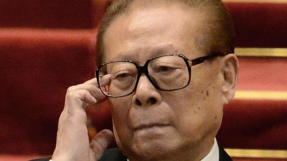 El expresidente chino Jiang Zemin. 