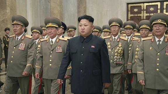Kim Jong Un, líder del régimen norcoreano. 