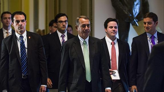 El presidente de la Cámara de Representantes de EE UU, John Boehner.