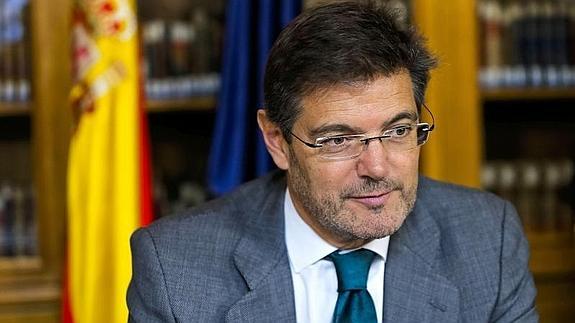 El ministro de Justicia, Rafael Catalá 