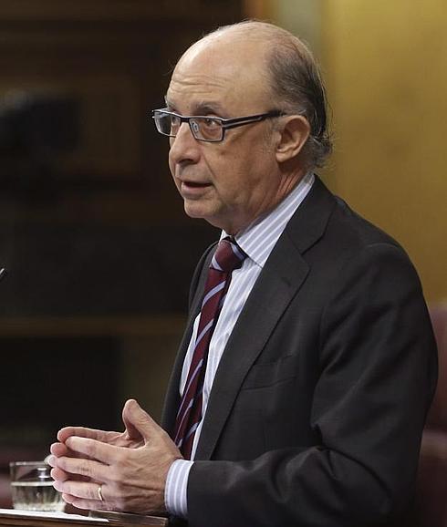 El ministro de Hacienda, Cristóbal Montoro. 