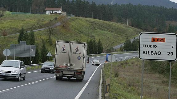 Un tramo de carretera peligroso. 