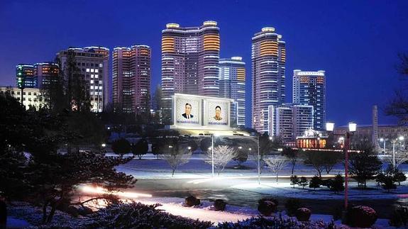 Vista panorámica de la capital norcoreana, Pyonyang 