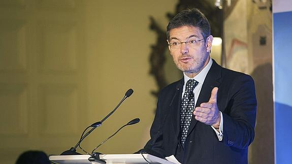 El ministro de Justicia, Rafael Catalá. 