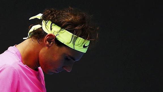 Nadal, durante el partido contra Berdych. 