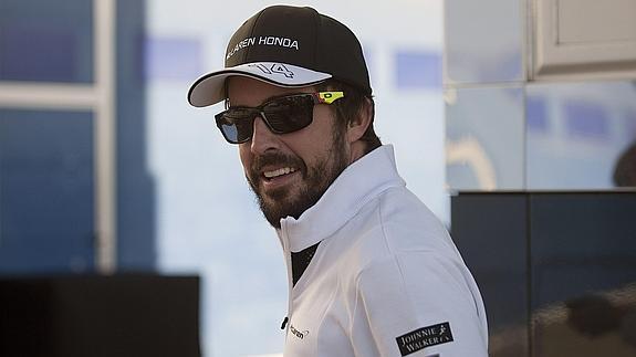 Fernando Alonso, en el circuito de Jerez. 
