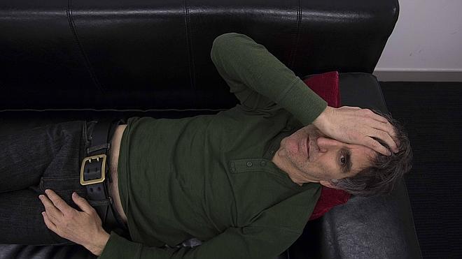 Mikel Erentxun, durante la entrevista.