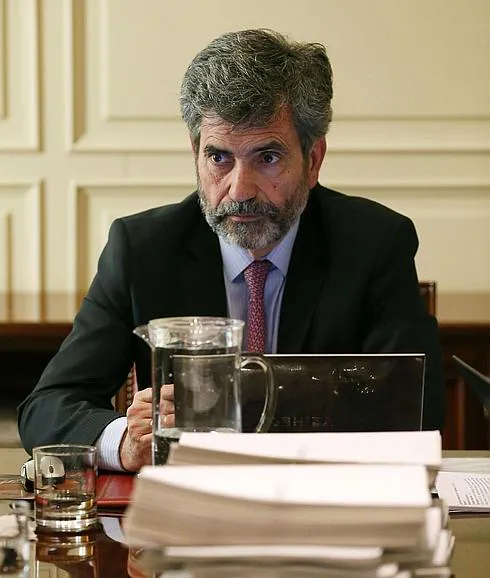 Carlos Lesmes, presidente del CGPJ. 