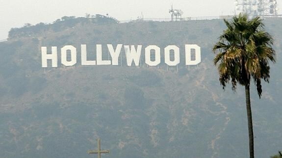 Cartel de Hollywood en la colina de Los Ángeles.