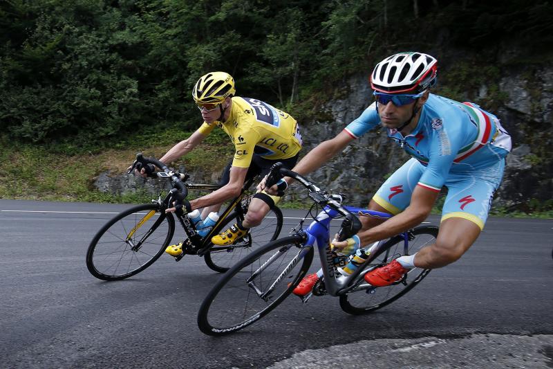 Froome y Nibali. 