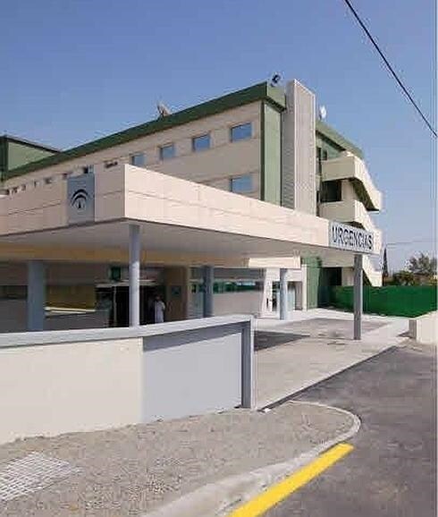 Hospital Comarcal de Axarquía, donde fue ingresado el ciclista.