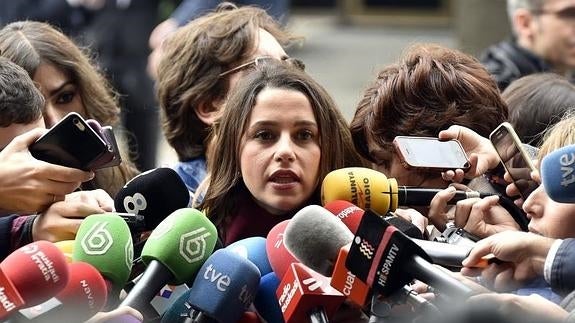 La líder de Ciudadanos, Inés Arrimadas. 