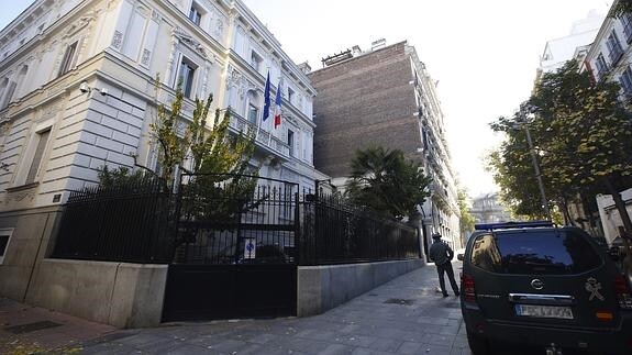 Embajada de Francia en Madrid. 