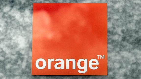Logotipo de la compañía de telecomunicaciones francesa Orange.