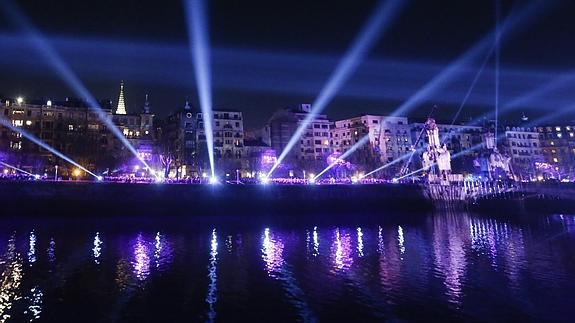 Acto de inauguración de la capitalidad cultural europea de San Sebastián en 2016.