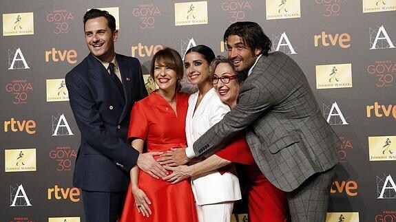 El equipo de 'La Novia', gran favorita de la 30 edición de los Premios Goya.