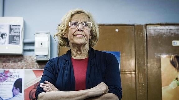 La alcaldesa de Madrid, Manuela Carmena.