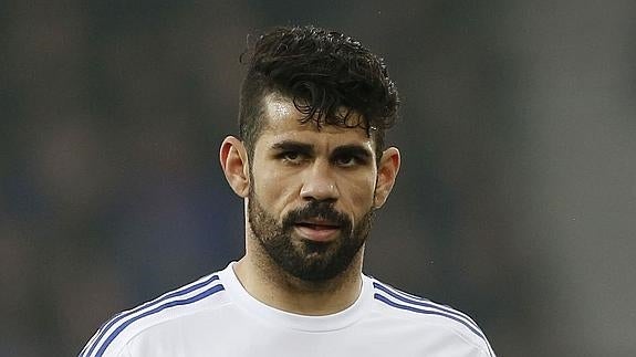 Diego Costa, durante un partido del Chelsea. 