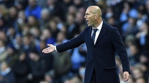 Zinedine Zidane, entrenador del Real Madrid. 