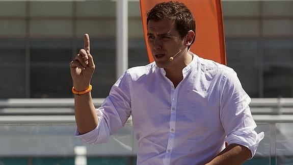 El presidente de Ciudadanos (C's), Albert Rivera. 