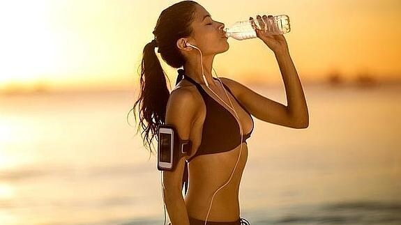 La hidratación es muy importante para el ejercicio.