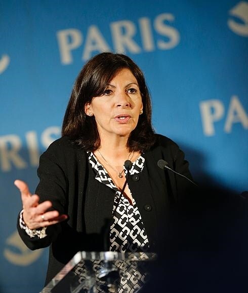 Anne Hidalgo, alcaldesa de París. 