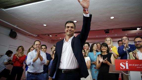 Pedro Sánchez, candidato socialista a la Presidencia del Gobierno.