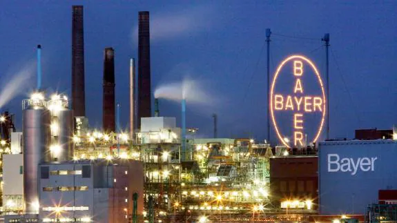 Fábricas del gigante químico y farmacéutico alemán Bayer en Leverkusen, Alemania.