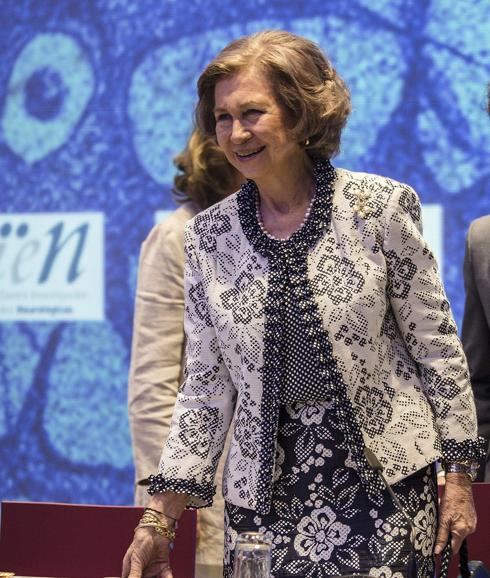 La reina Sofía en el Congreso sobre Investigación en Enfermedades Neurodegenerativas.