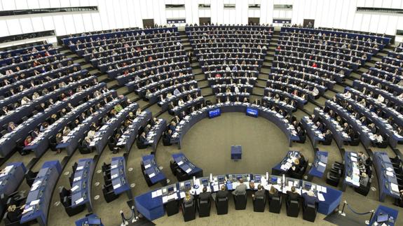 Vista general del Parlamento Europeo de Estrasburgo.
