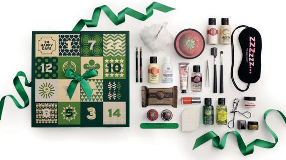 Calendario The Body Shop. 