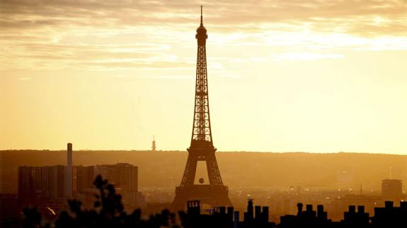 Vista de la Torre Eiffel.