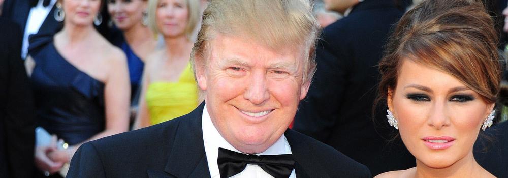 Donald y Melania Trump, en la 83 edición de los Oscar. 