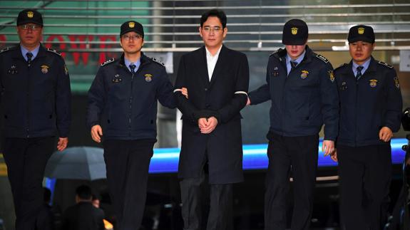 El heredero del grupo Samsung, Lee Jae Yong.