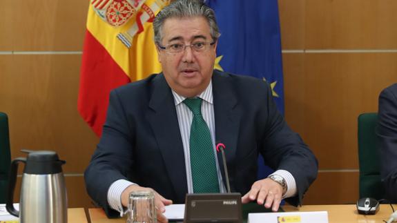 El ministro del Interior, Juan Ignacio Zoido. 