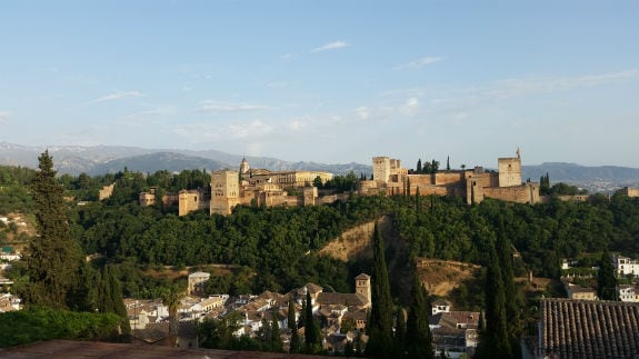 Vistas desde el mirador de San Nicolás, Granada