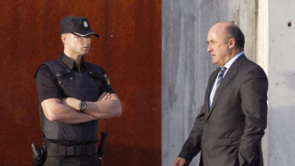 El exgerente del PP de Madrid Beltrán Gutiérrez, a su llegada a la Audiencia Nacional.