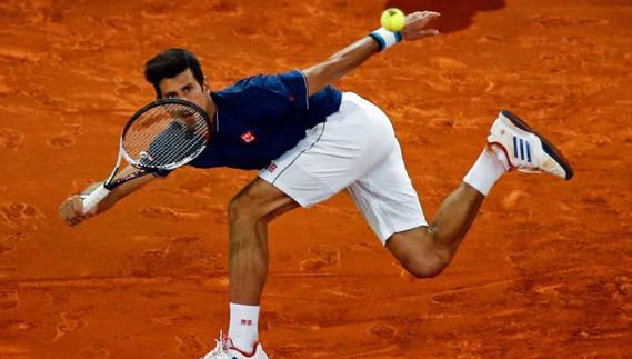 El serbio Novak Djokovic, primer semifinalista en Madrid. 
