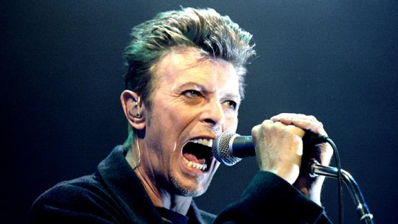 David Bowie, en un concierto en Viena. 