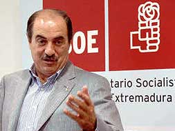Francisco Fuentes, potavoz del PSOE extremeño./ HOY
