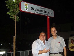 Inauguración de la calle Neckartailfingen. / MPAZ