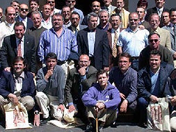 JUNTOS. Reunión de antiguos alumnos del colegio San Francisco de Cáceres./HOY