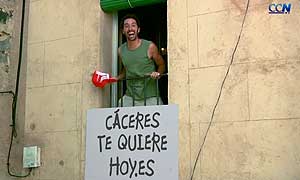 Cáceres agradece los apoyos con "calles" en la ciudad