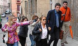 El interventor en su llegada al juzgado esta mañana. / PALMA