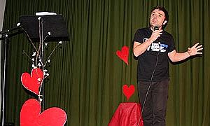 El humorista Juan Pedro Cotano, que actuó en la gala de anoche.|F.HORRILLO