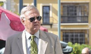 El alcalde de Badajoz, Miguel Celdrán. HOY