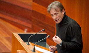 Pedro Escobar durante su intervención de hoy en el Pleno | CEDIDA