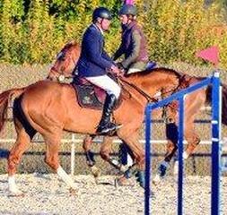 La Infanta Elena y Astolfi, juntos en un campeonato de saltos en Badajoz