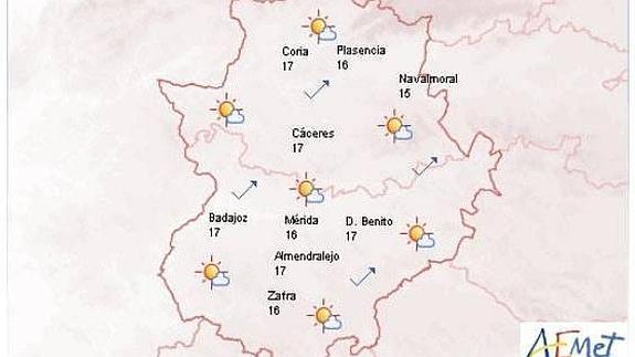 Previsión para hoy. 