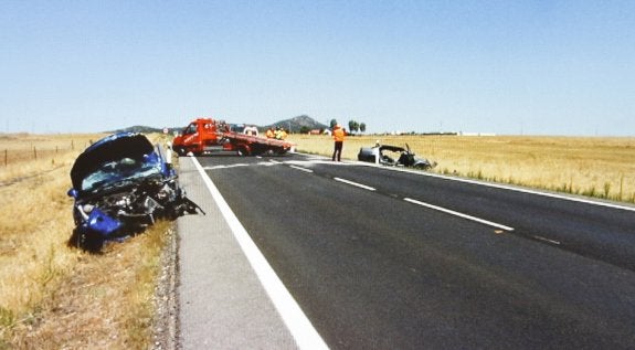 Estado del Peugeot, el otro vehículo implicado. :: 